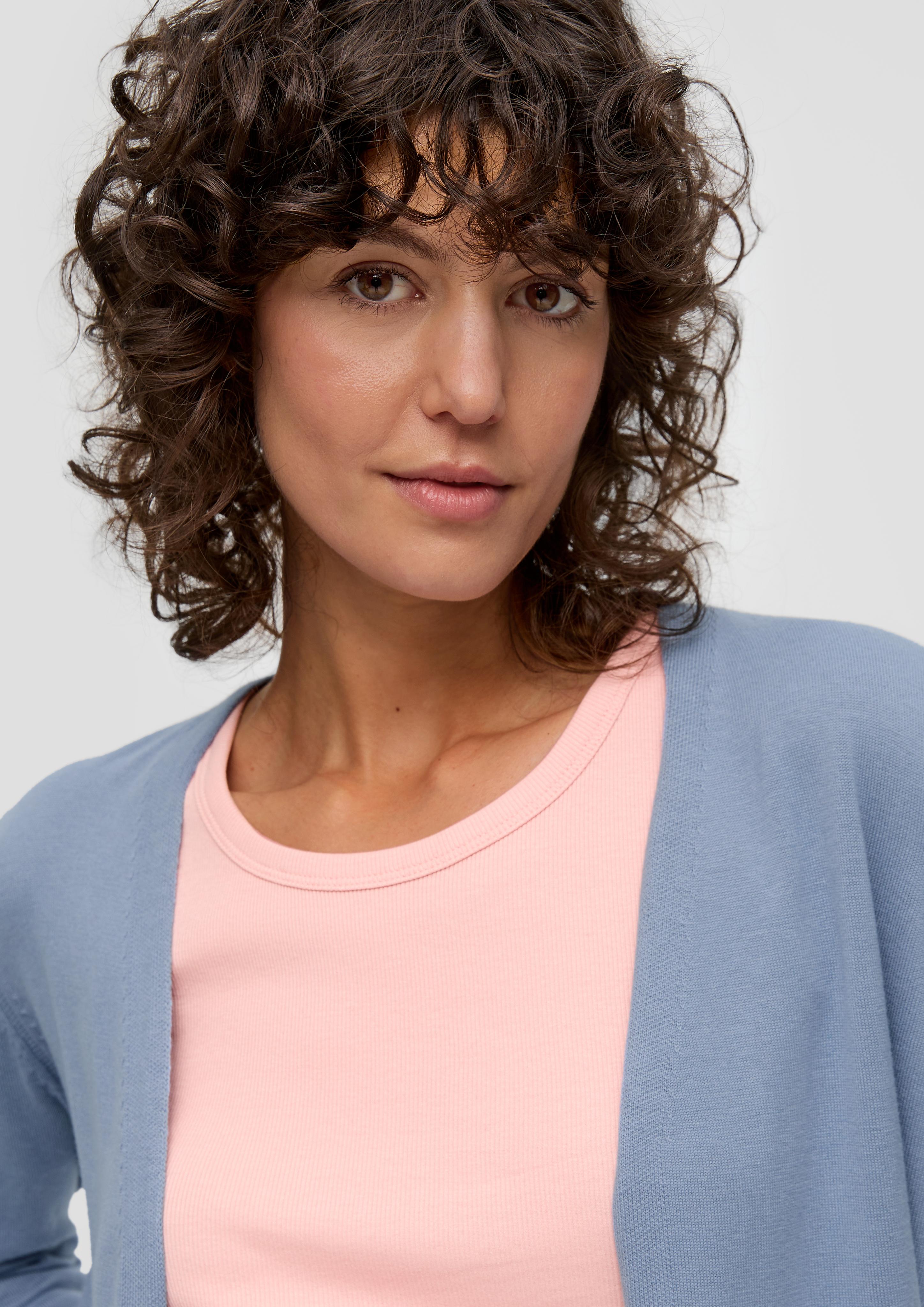Strickjacke aus Baumwoll-Viskosemix  2144133-5271