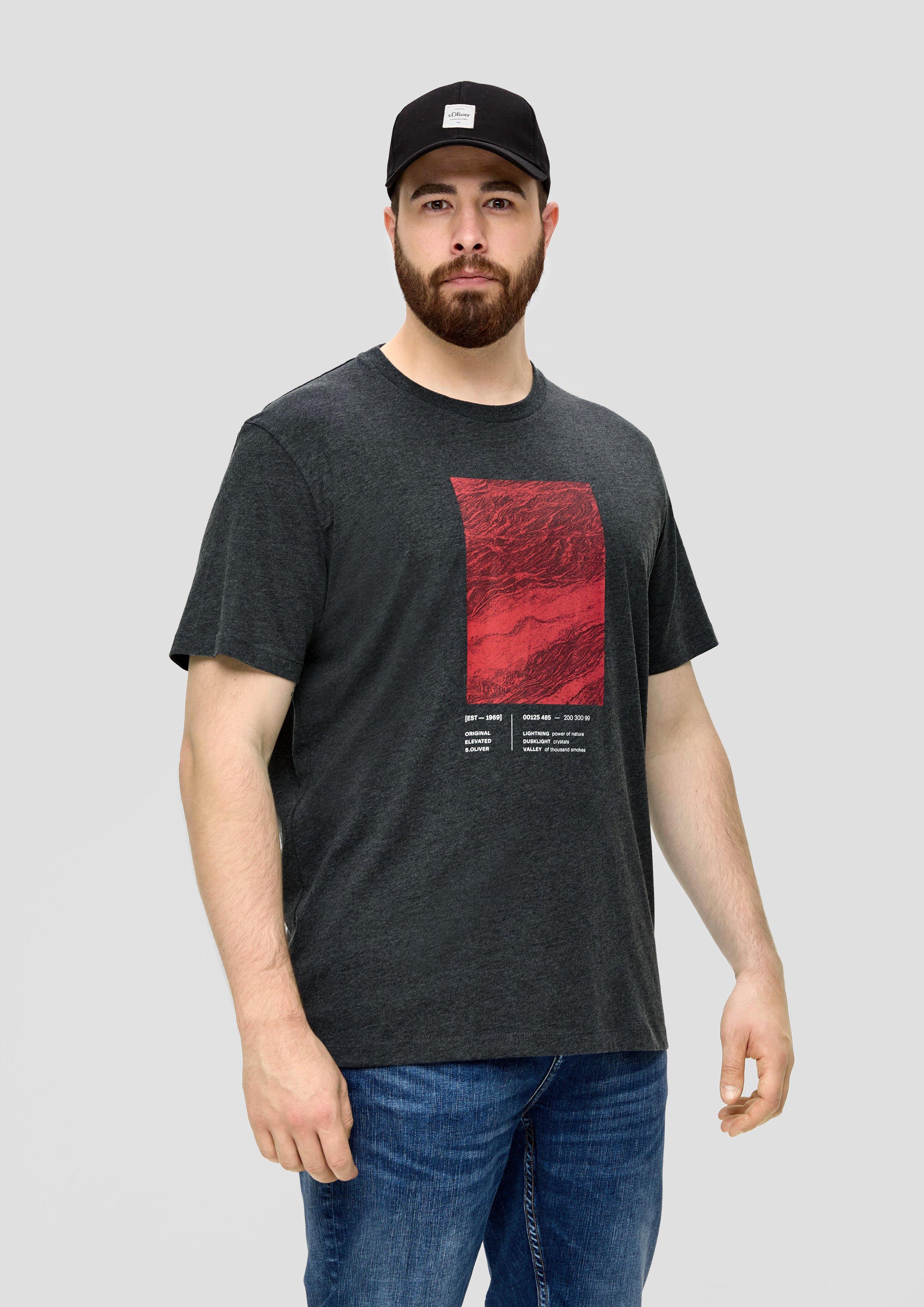 T-Shirt mit Frontprint  2143249-98D1