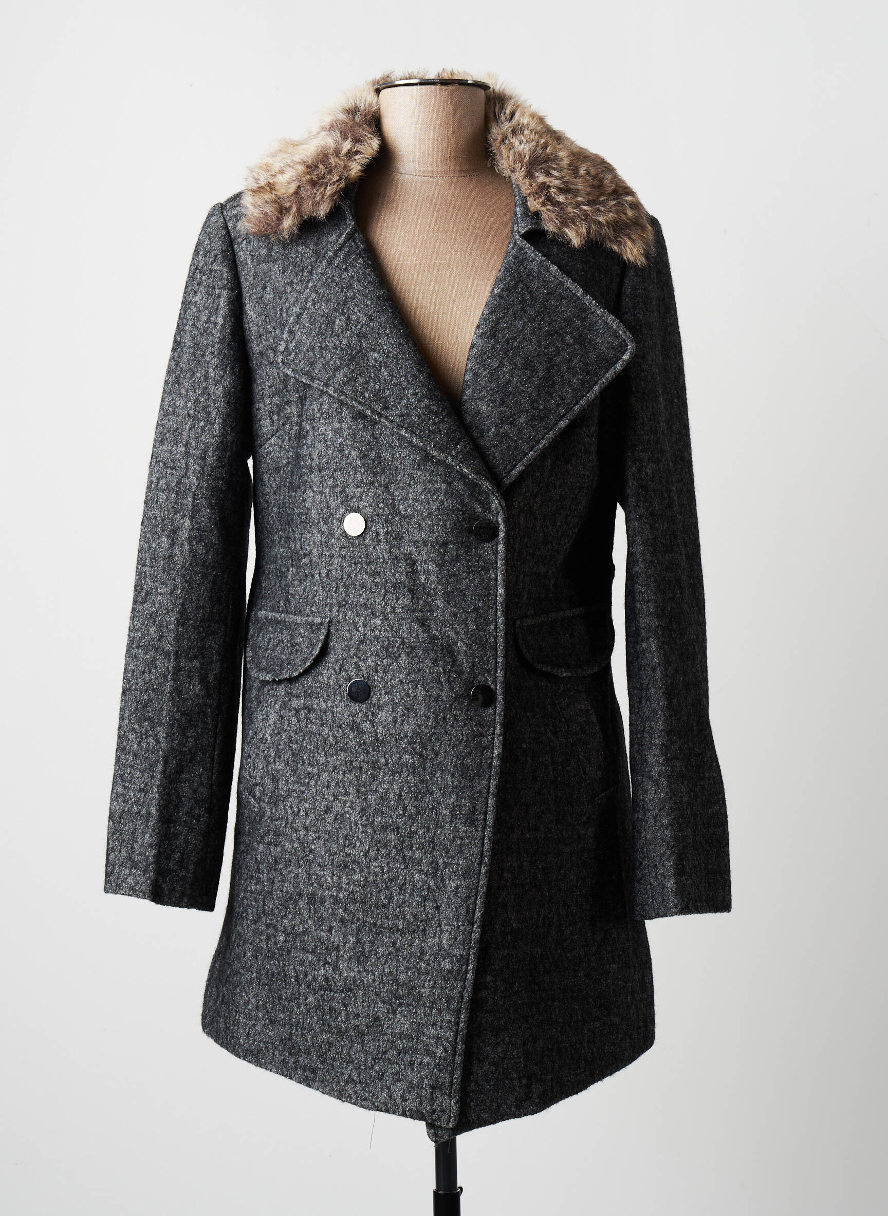 Madison Manteaux Longs Femme couleur gris