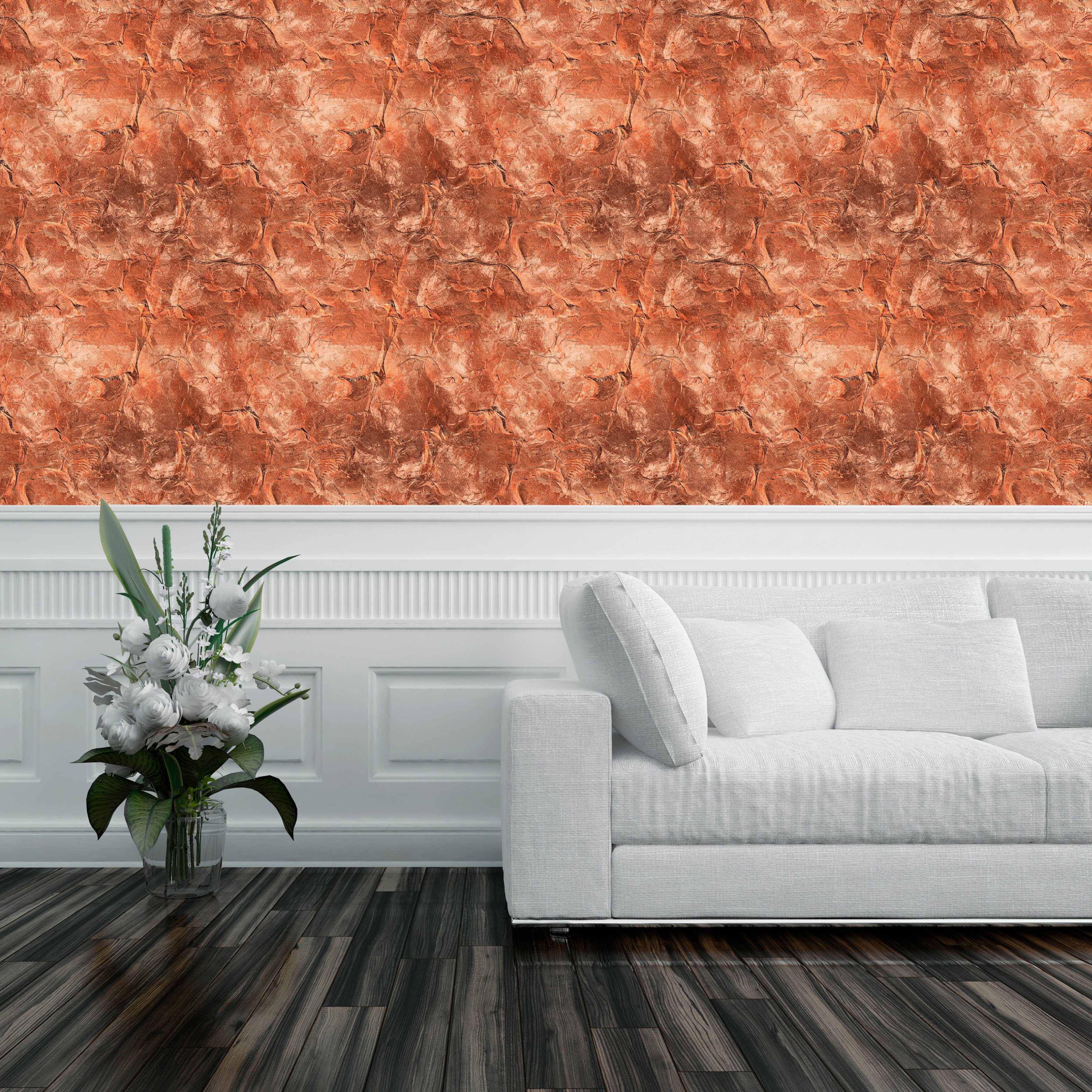 queence Vinyltapete Gheadouck, Steinoptik, 90 x 250 cm, selbstklebend