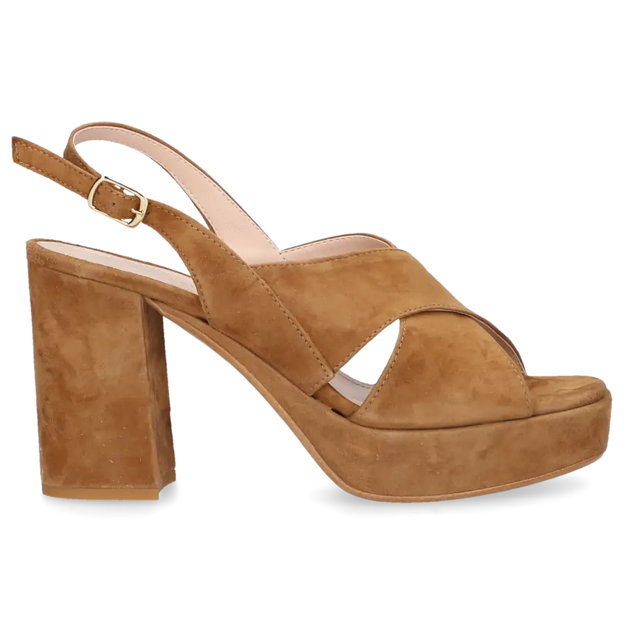 Sgamo - Sandalen 574 Veloursleder - braun