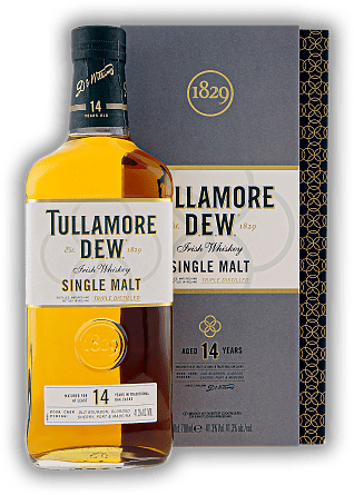 Tullamore Dew Malt 14 Years Tullamore Dew Malt 14 Years Ein neuer 14 Jahre alter Single Malt mit einmaligem 