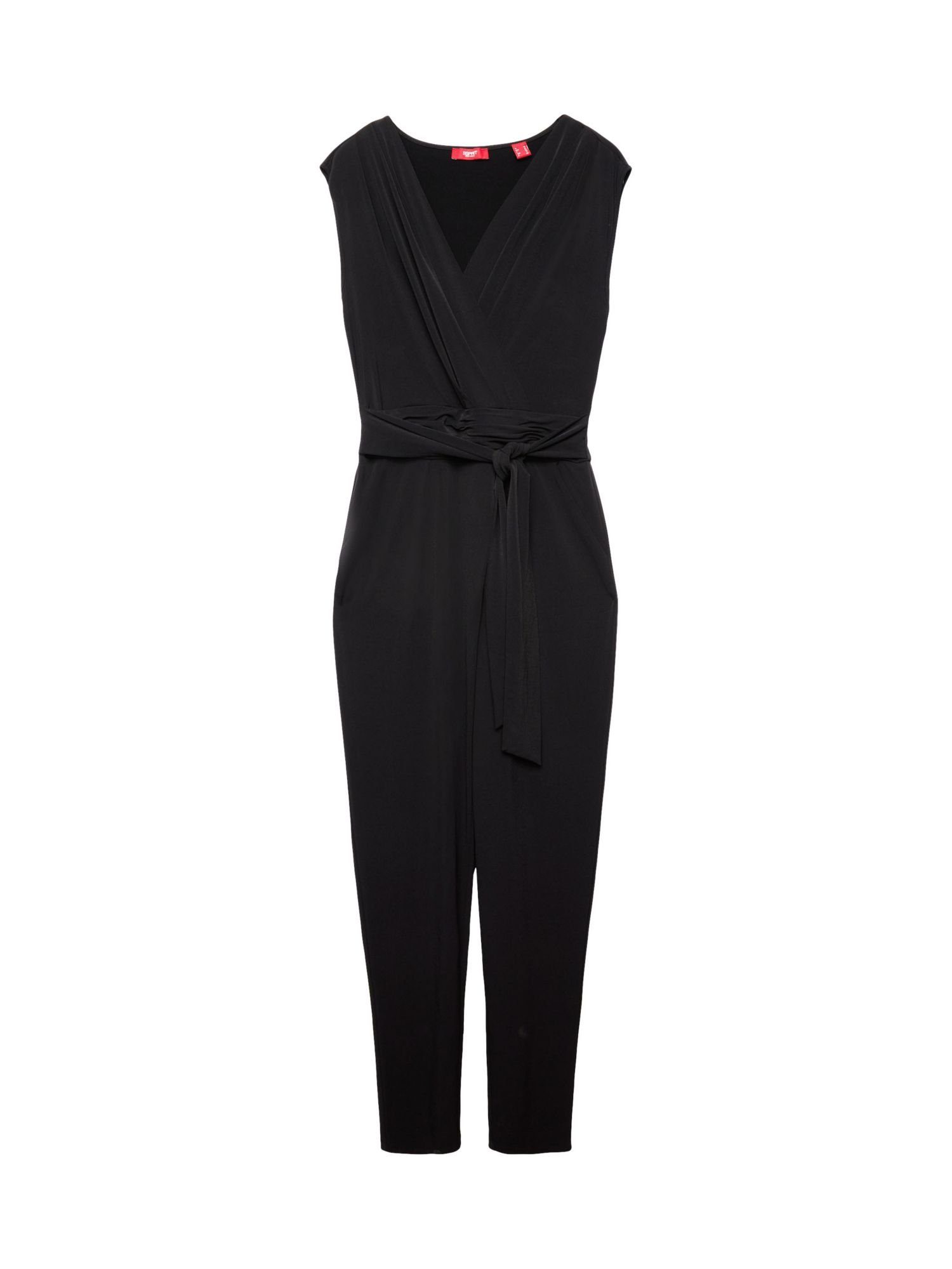 Esprit Collection Overall Jumpsuit mit Crossover-V-Ausschnitt