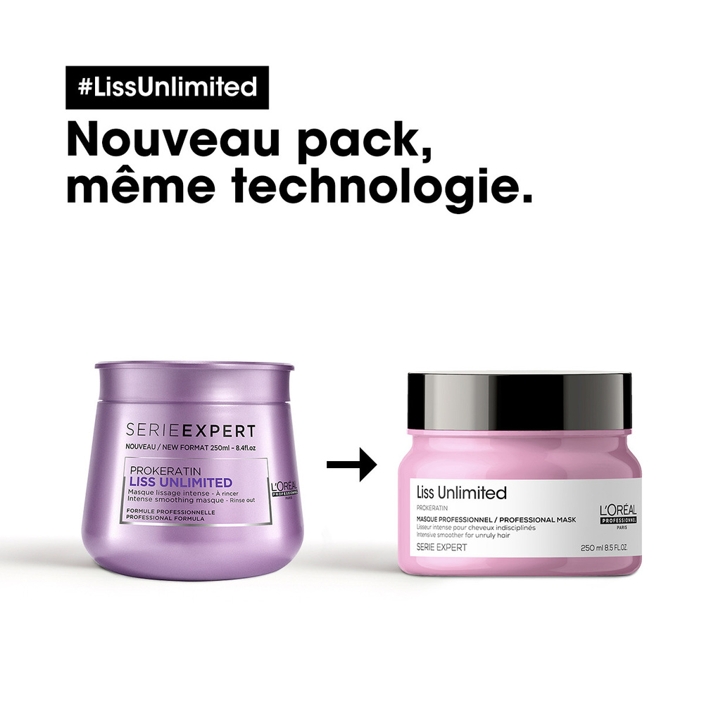 L'Oréal Professionnel Série Expert Liss Unlimited Masque pour cheveux indisciplinés ou lissés