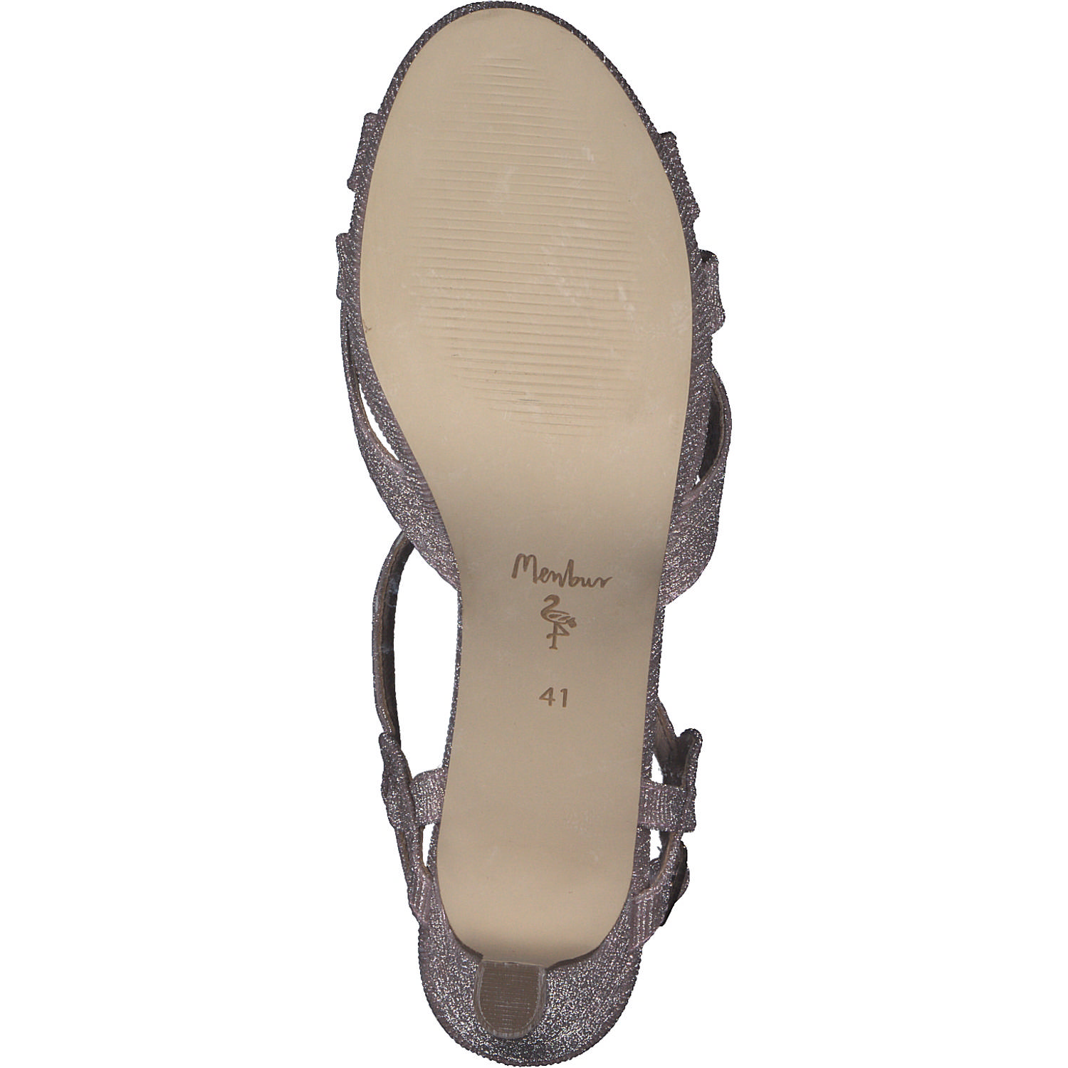 Menbur 24195, Plateau-Sandaletten, Damen, pale rose