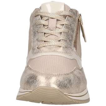 Jana Sneaker Schnürer in gold