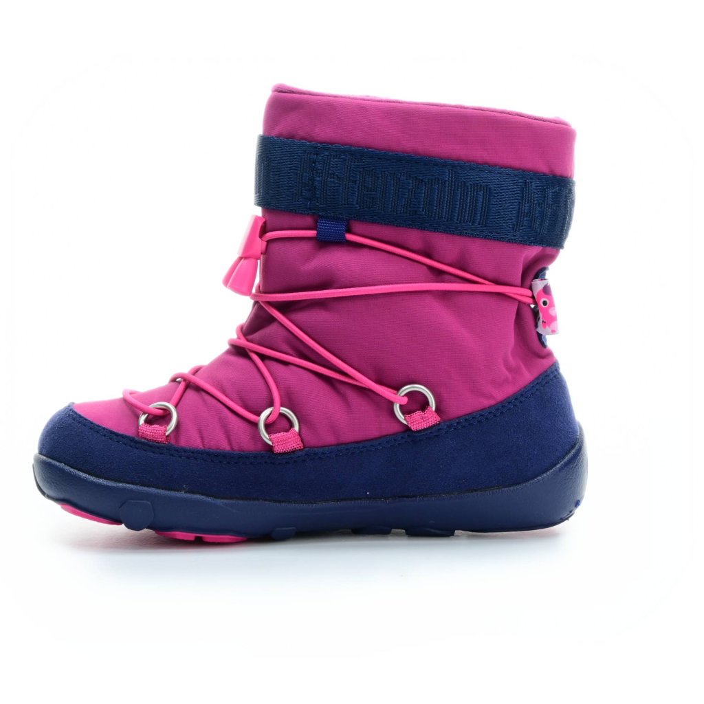 Affenzahn Schneestiefel Vegan Snowy Flamingo Pink Winterbarfußschuhe