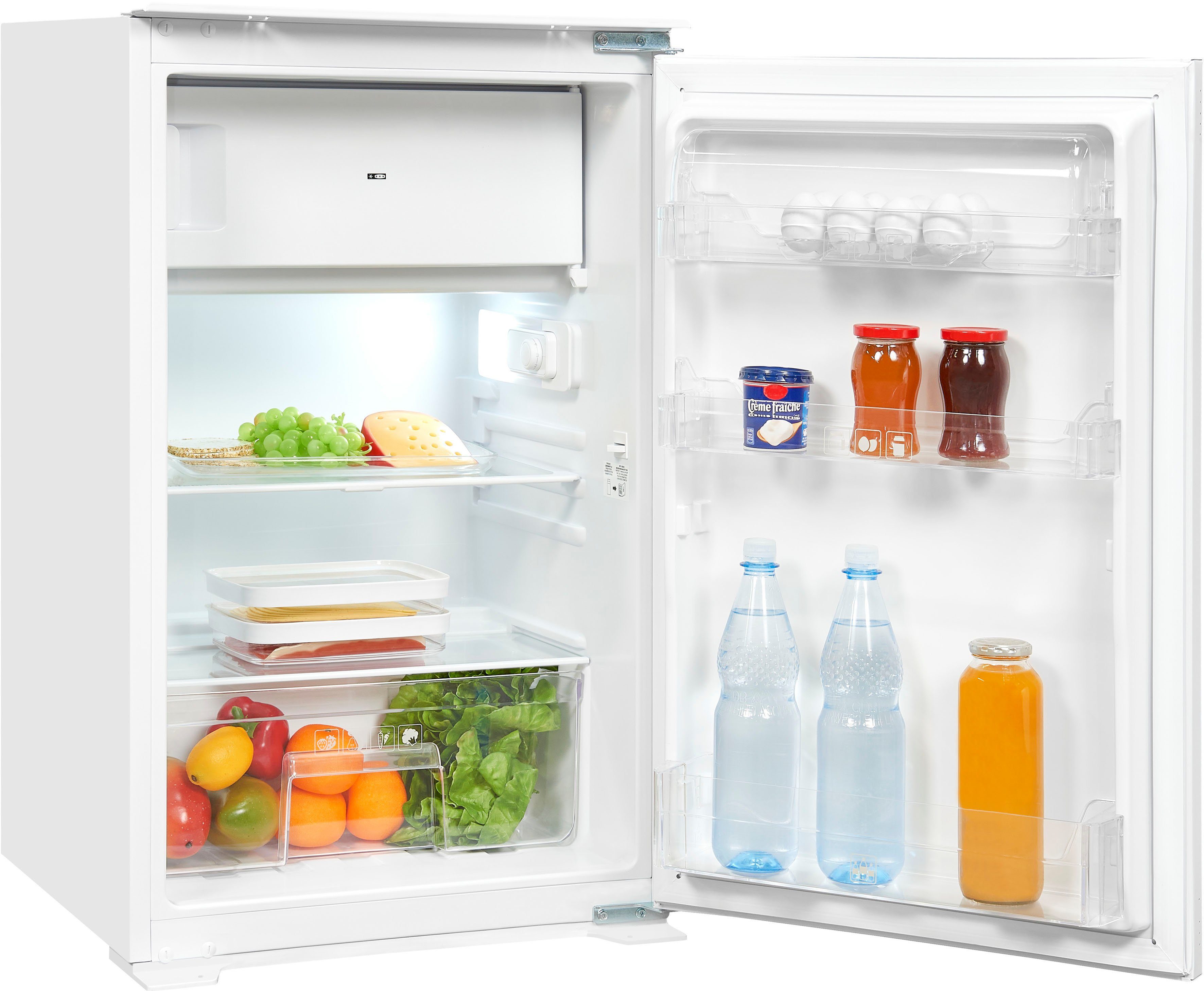 exquisit Einbaukühlschrank EKS131-3-040F, 88 cm hoch, 54 cm breit