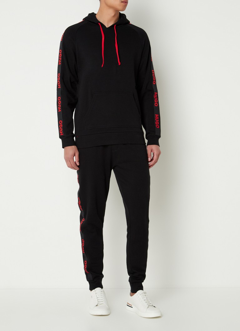 Pantaloni de trening slim fit HUGO BOSS cu logo în dungi