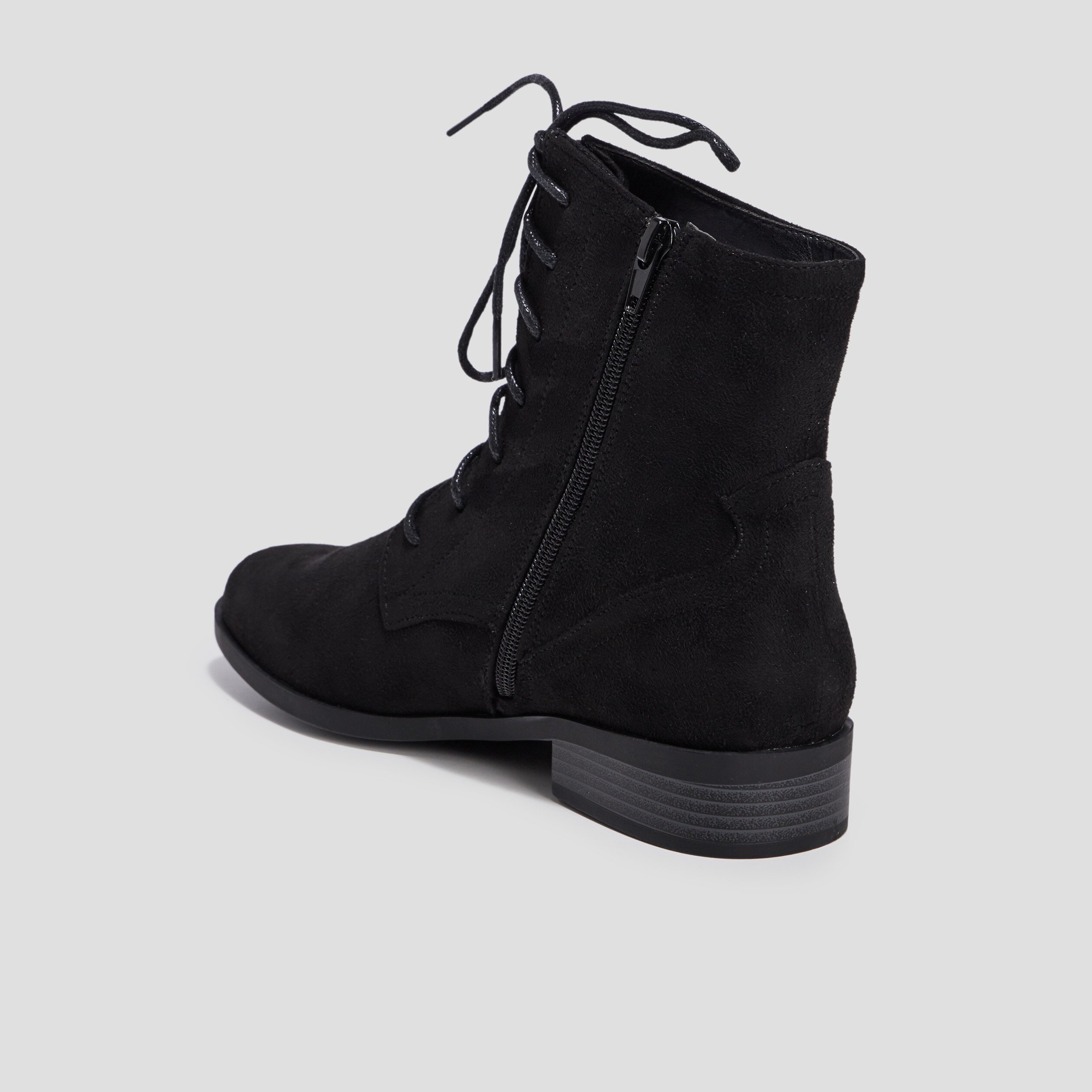 Bottines à lacets noir femme | La Halle