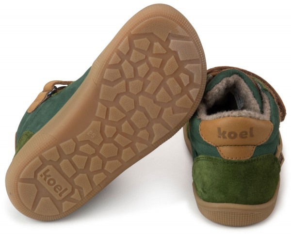 Koel bare ~ Daniel MidCut Sneaker Wollfleece + Tex ~ Green