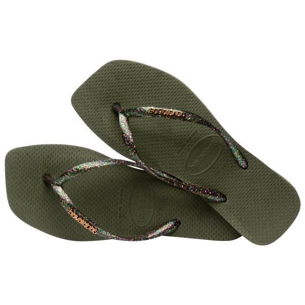 Havaianas - Women's Slim Square Logo Metallic - Sandalen
