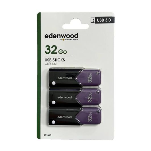 EDENWOOD x3 pamięci USB 32GB