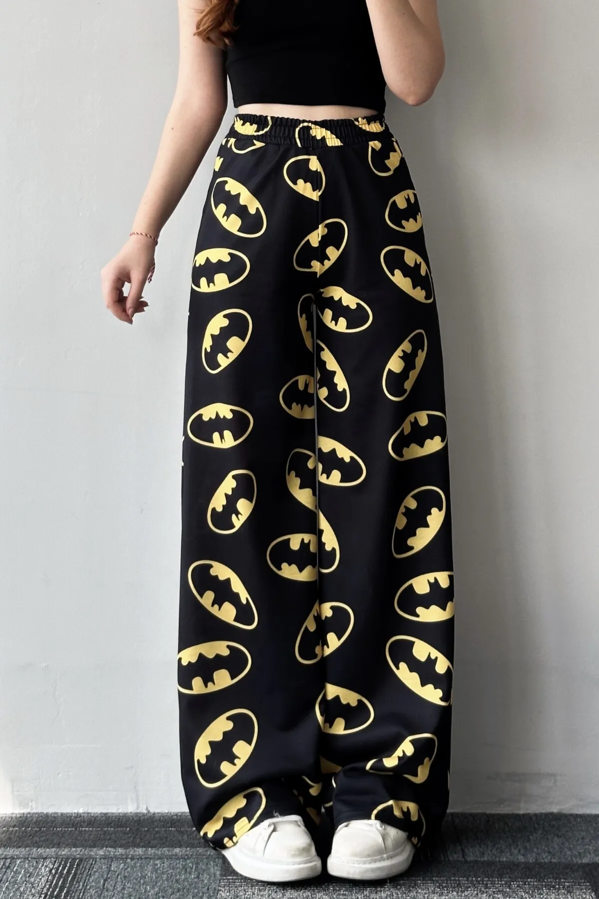 EFBUTİK  Jogginghose - Schwarz - Wide Leg