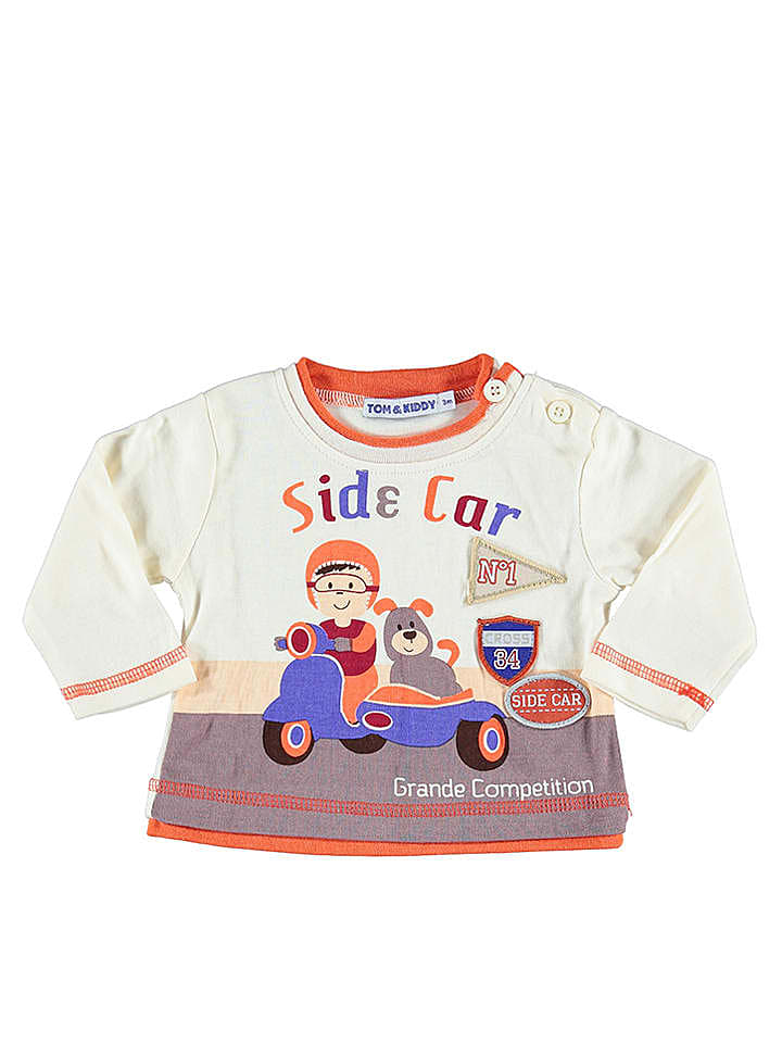 TOM & KIDDY 3tlg. Outfit in Taupe/ Beige/ Orange günstig kaufen 68