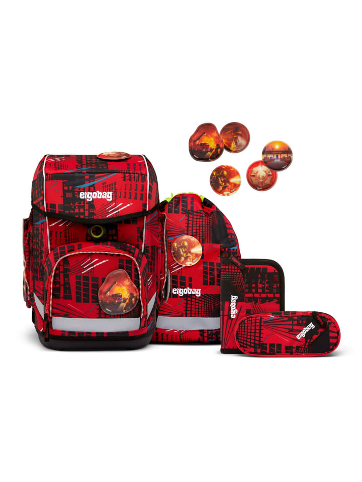 Ergobag Cubo Schulranzen-Set 5-teilig in AlarmBärreitschaft günstig kaufen onesize