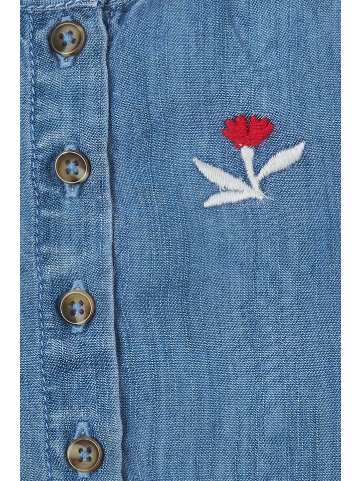 Noppies Kleid Felines in Medium Blue Denim günstig kaufen