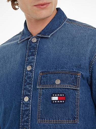 TOMMY-JEANS Herren Jeanshemd CLASSIC DENIM OVERSHIRT