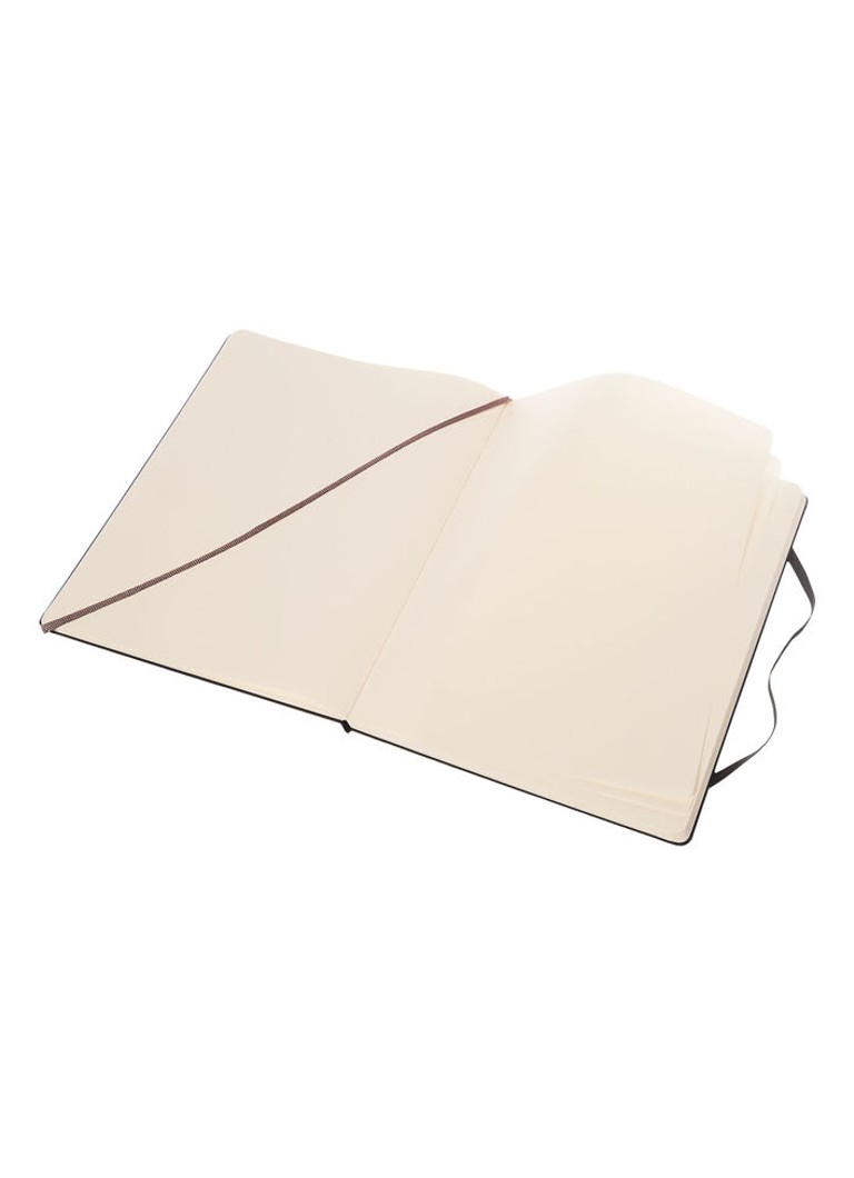 Caiet Moleskine negru simplu, extra-large