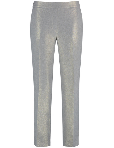 Schlupfhose mit Glitzerfinish