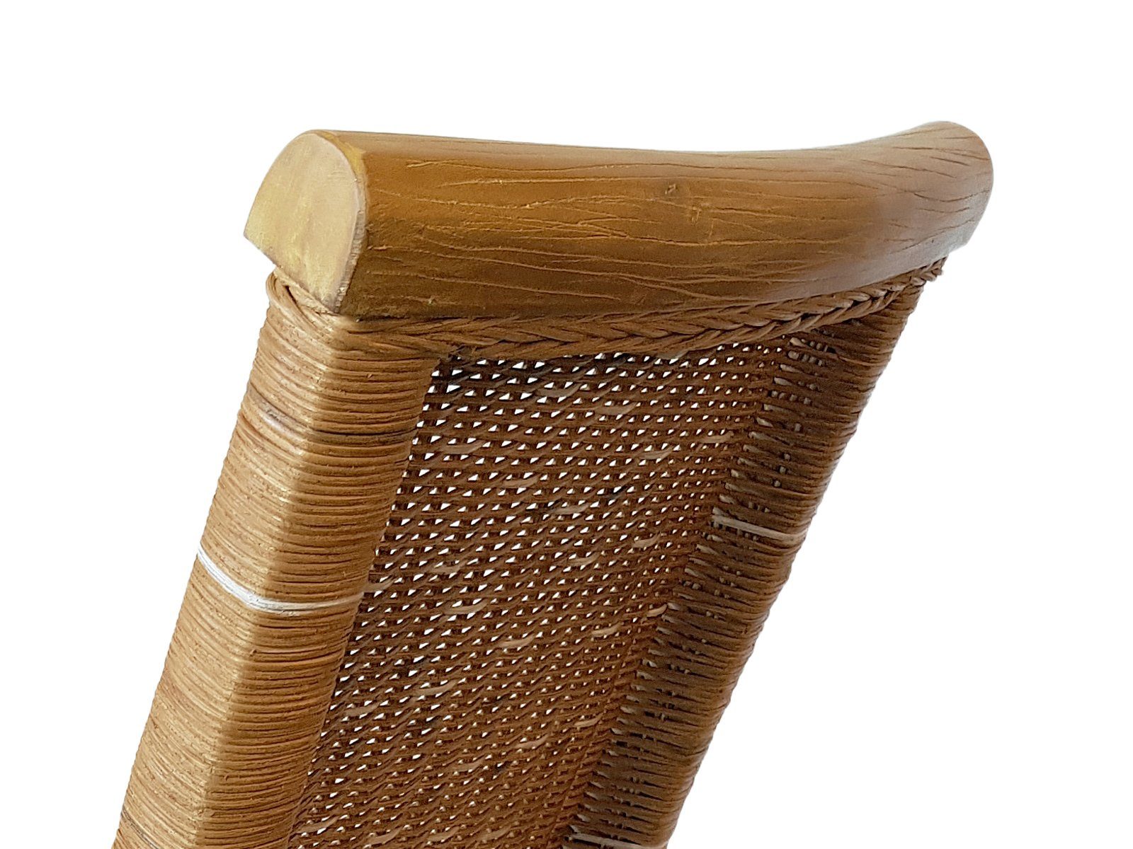 Minara Rattanstuhl Esszimmer Stühle Set Rattanstühle Perth 4 Stück braun nachhaltig