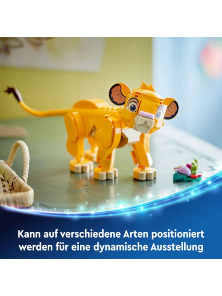 LEGO Bausteineset Disney Classic Simba, das Löwenjunge des Königs, ab 6 Jahre günstig kaufen onesize