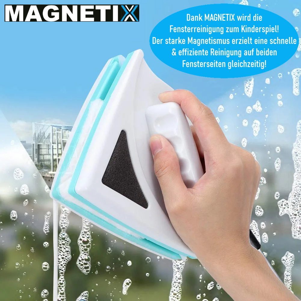 MAVURA Fensterreiniger MAGNETIX magnetischer Fensterreiniger Glaswischer Glasreiniger, Auto KFZ Haus Fenster Reiniger Wischer Abzieher