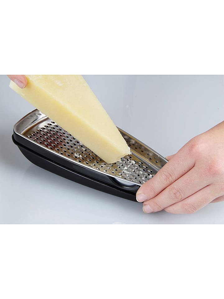 Fackelmann Edelstahl-Parmesanreibe - (B)19 x (H)7 x (T)9,5 cm günstig kaufen onesize