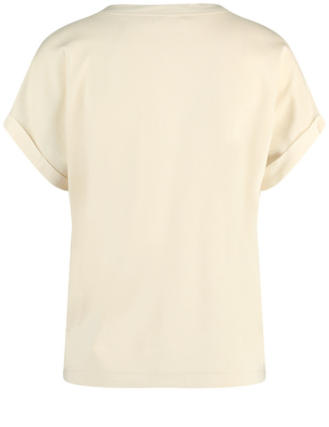 T-Shirt mit dekorativem Kettendetail