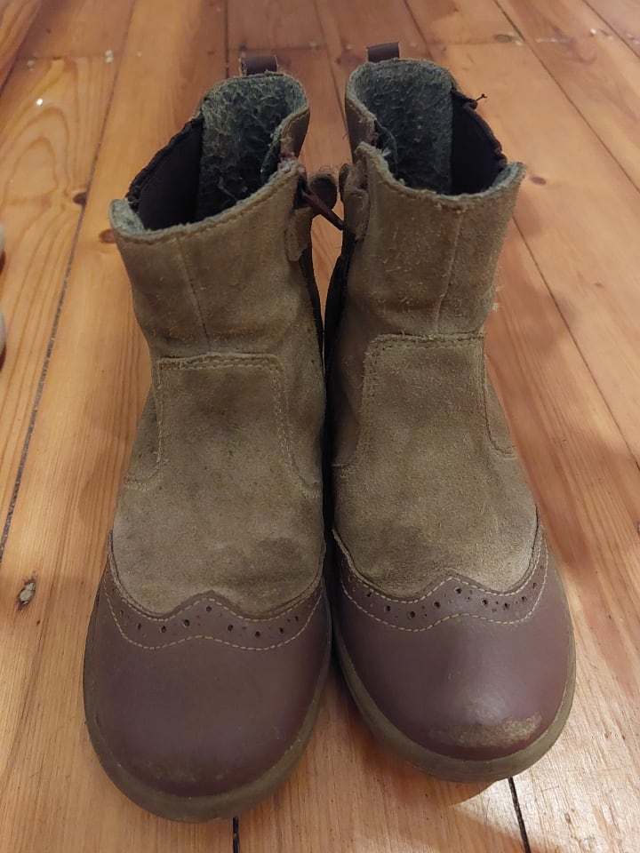 lamino Leder-Chelsea-Boots in Altrosa günstig kaufen 30
