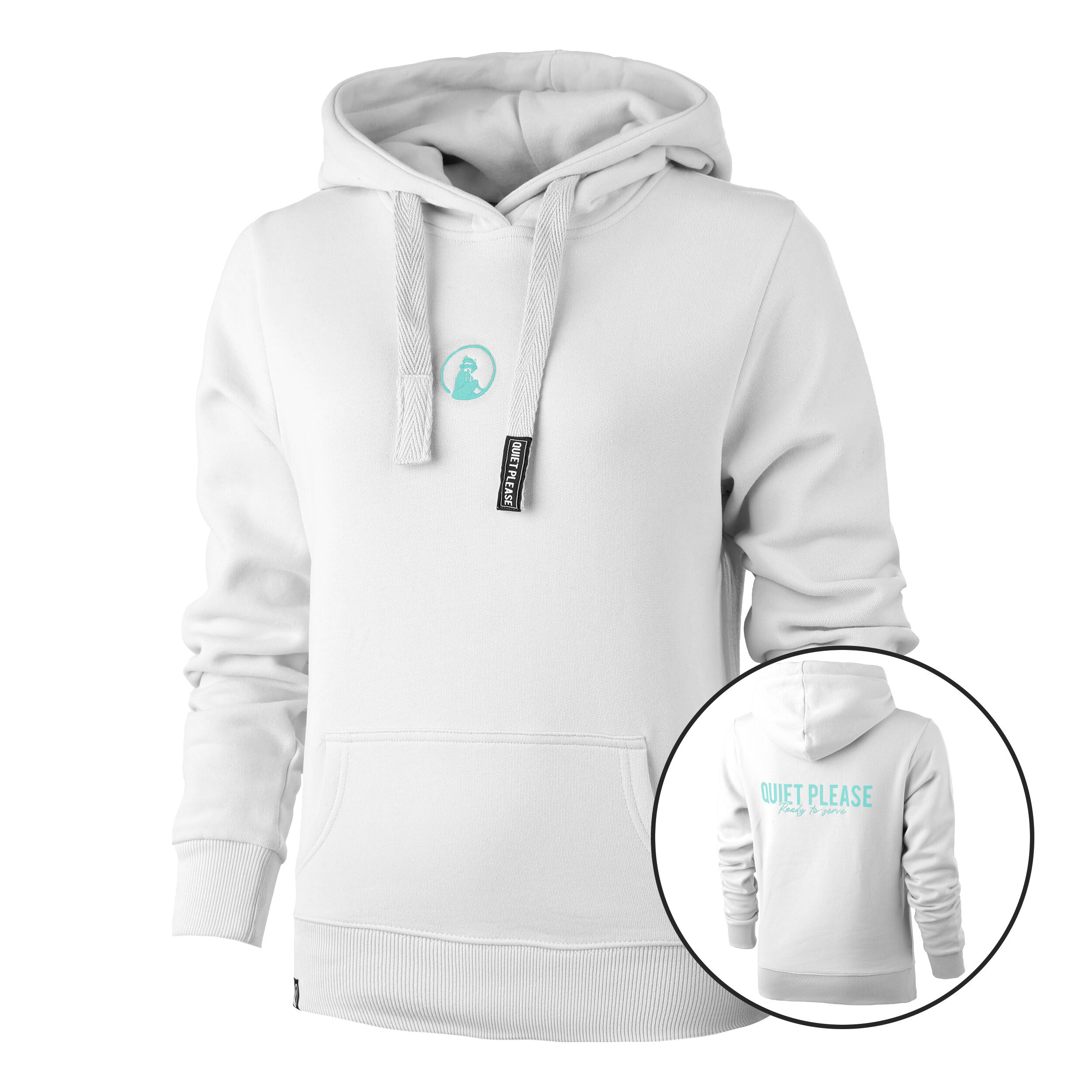 Ready To Serve Hoody Damen - Weiß