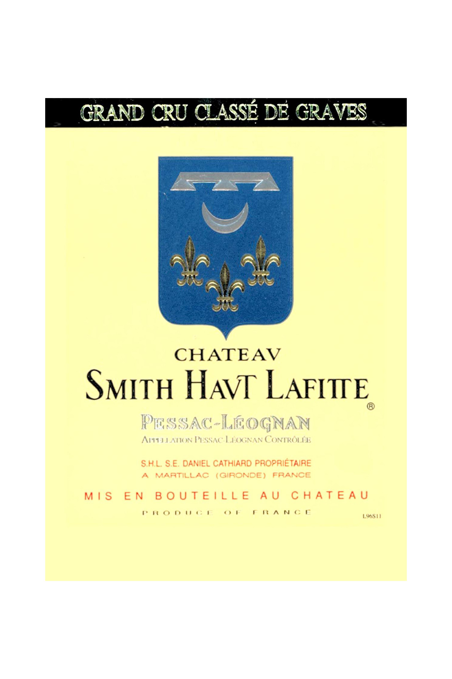 Vin 1995 CHÂTEAU SMITH HAUT LAFITE 1995, Pessac Leognan. Vin ancien - SoDivin
