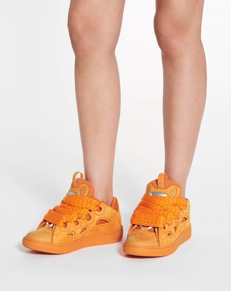 SNEAKERS CURB EN CUIR