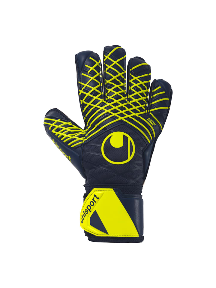 uhlsport  Torwarthandschuhe Prediction Supersoft in marine/weiß/fluo gelb günstig kaufen