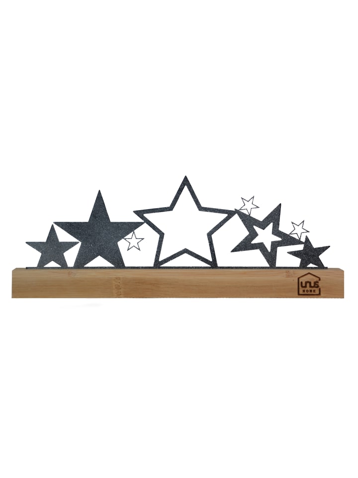 UNUS Sterne-Aufsteller Weihnachtsdeko in Schwarz günstig kaufen onesize