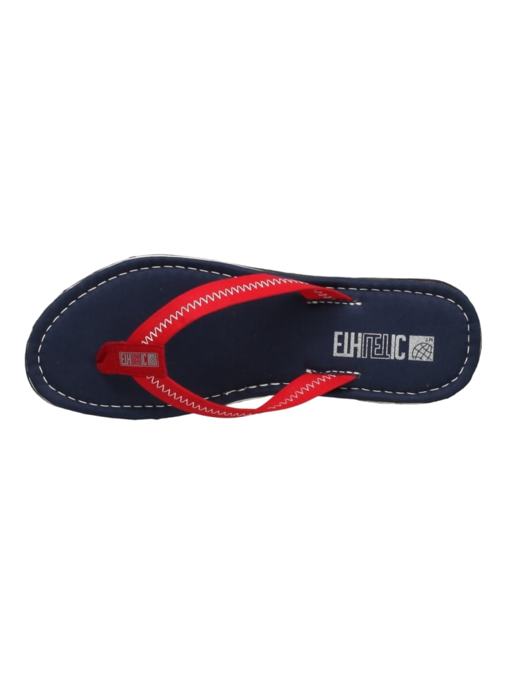 ethletic Zehentrenner Fair Flip Classic in ocean blue cranberry red günstig kaufen 38
