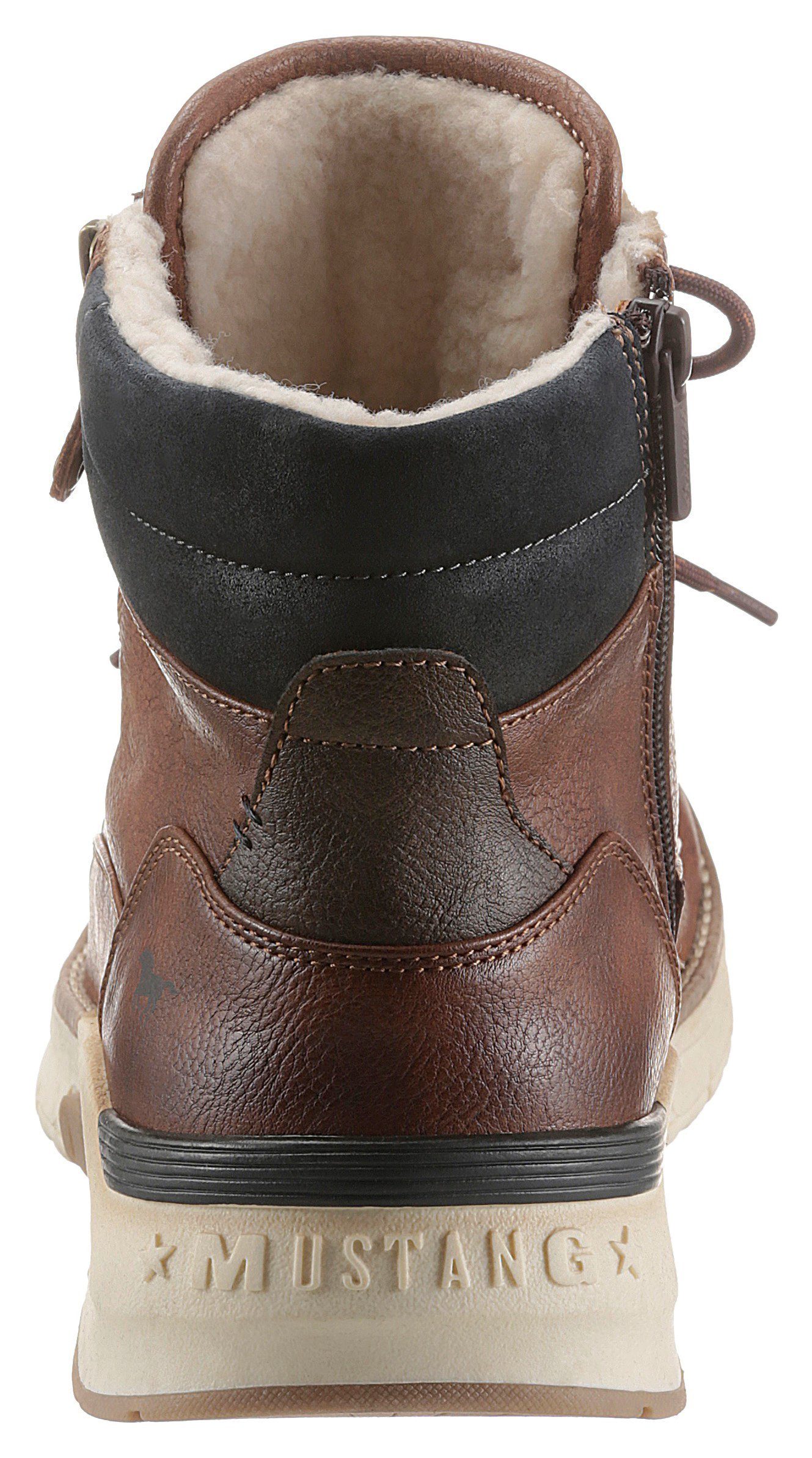 Mustang Shoes Schnürboots mit gepolsterter Innensohle
