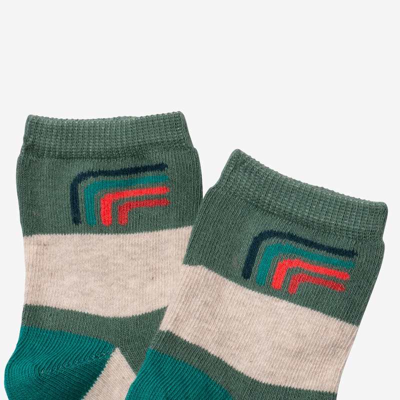 Chaussettes garçon rayures vertes Catimini
