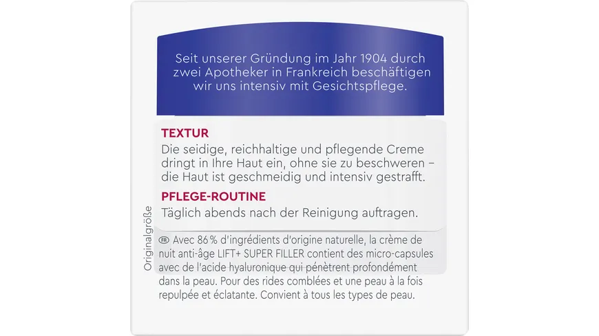 DIADERMINE Lift+ Nachtpflege Super Filler 50 ml