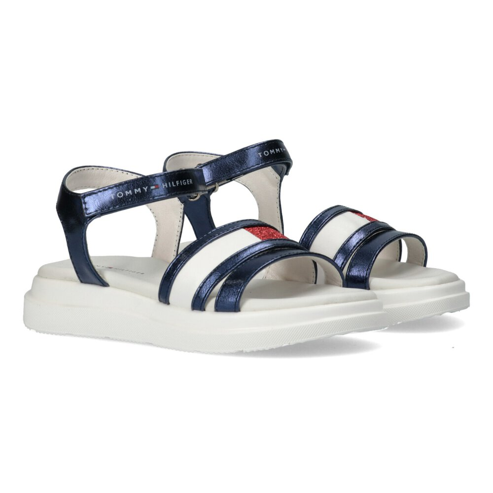 Tommy Hilfiger Velcro Sandal T3A2-31038-1160-800 / blau