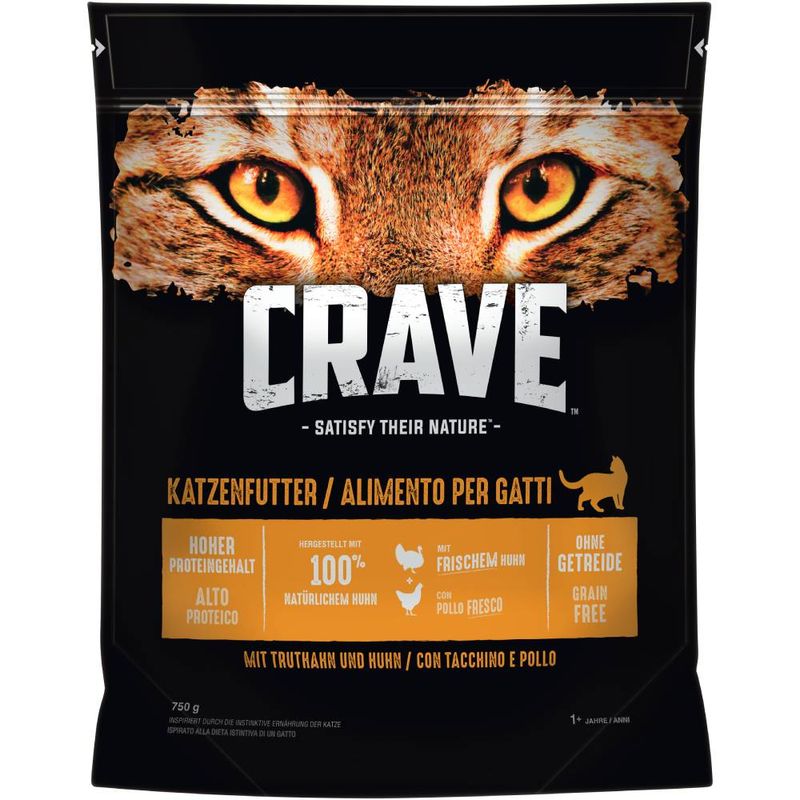 Crave Adult mit Truthahn & Huhn Katzenfutter