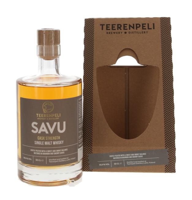 Teerenpeli Savu Cask Strength 0,5 l·58,5 % vol