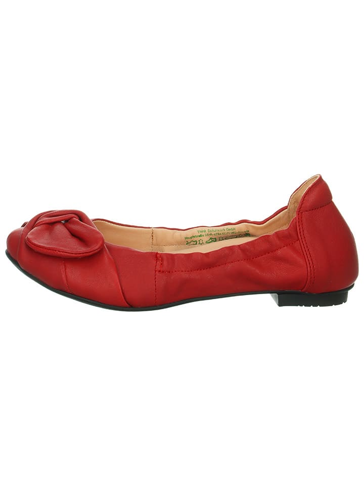 Think! Leder-Ballerinas 