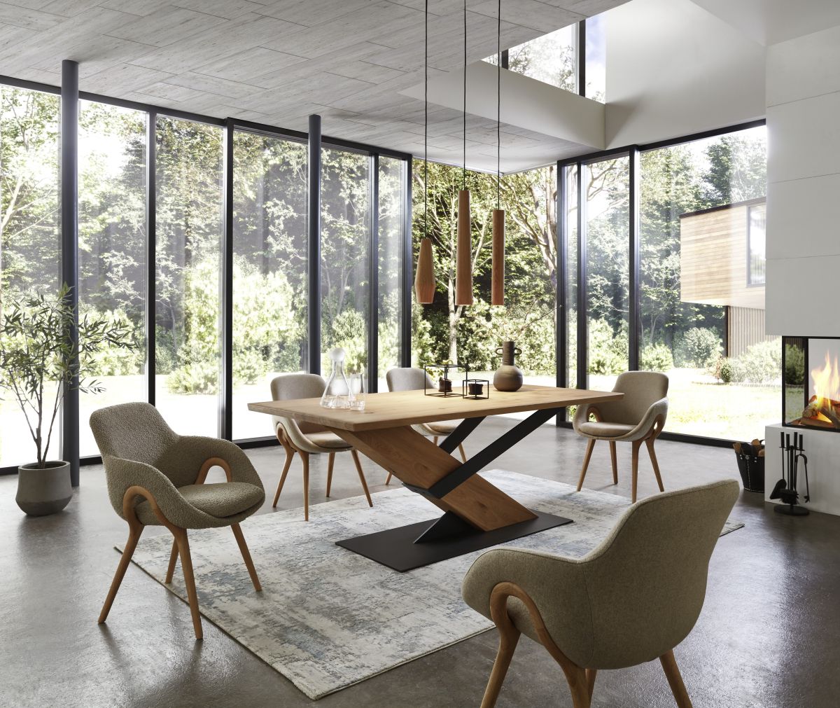 Hartmann Design-Esstisch Naturzeit 240 x 110 cm