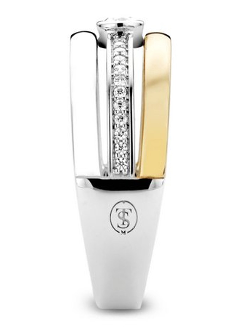 I FEEL YOU - Inel Milano acoperit cu zirconiu cubic 12094ZY