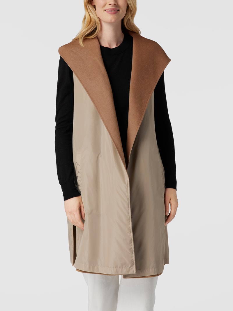 Wendeweste mit Taillenband Modell 'ORNATI' in camel