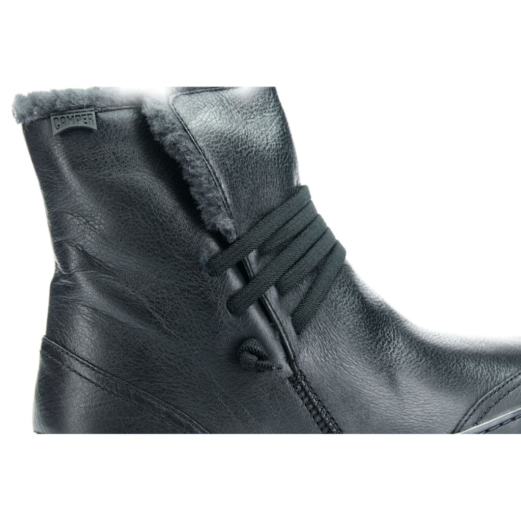 Camper Peu Cami Sella Negro Black(K400505-012) schwarze Barfußstiefeletten