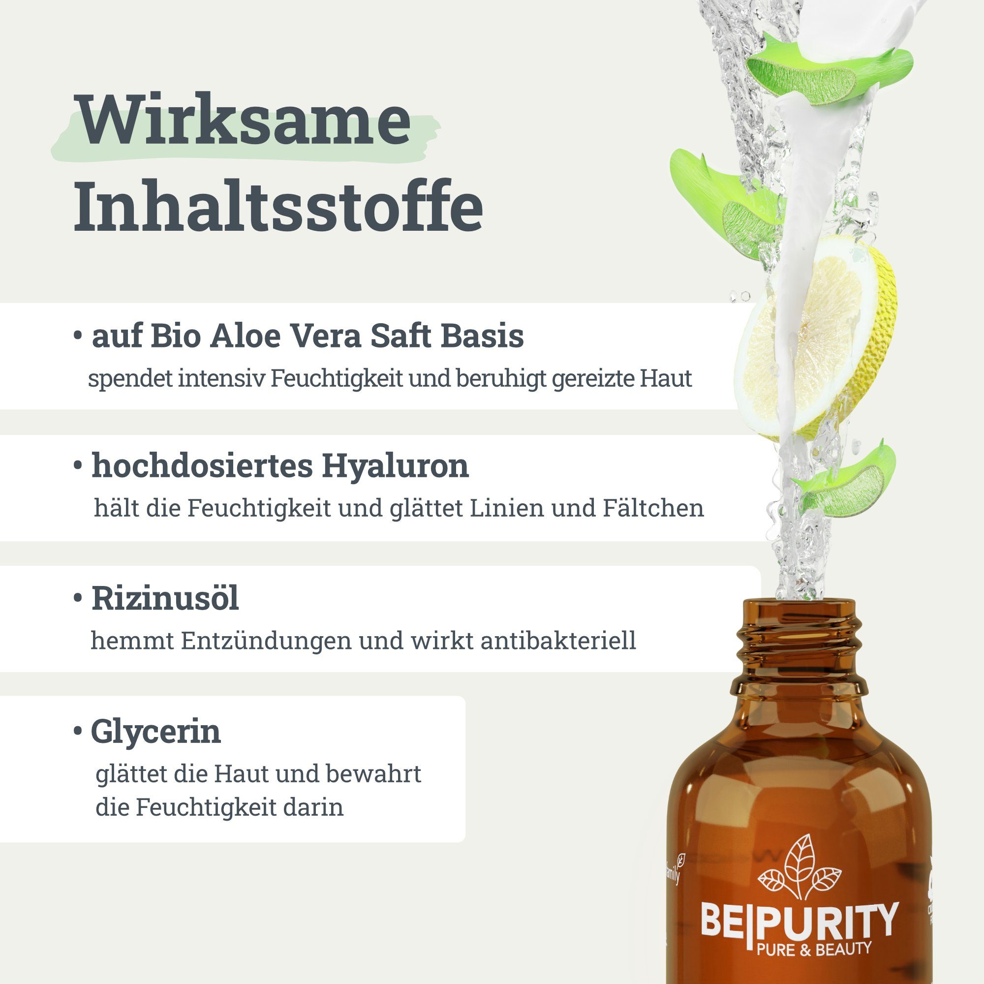 Bepurity Pflege-Set Tagescreme & Nachtcreme - zertifizierte Naturkosmetik vegan Set, 2-tlg., Gesichtscreme Hautpflege Feuchtigkeitscreme für Damen Herren