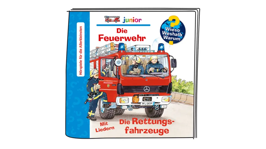 tonies - Hörfigur für die Toniebox: Wieso? Weshalb? Warum? Junior: Die Feuerwehr/Die Rettungsfahrzeuge