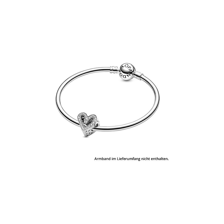 Pandora Charm Moments Funkelndes Freihand-Herz